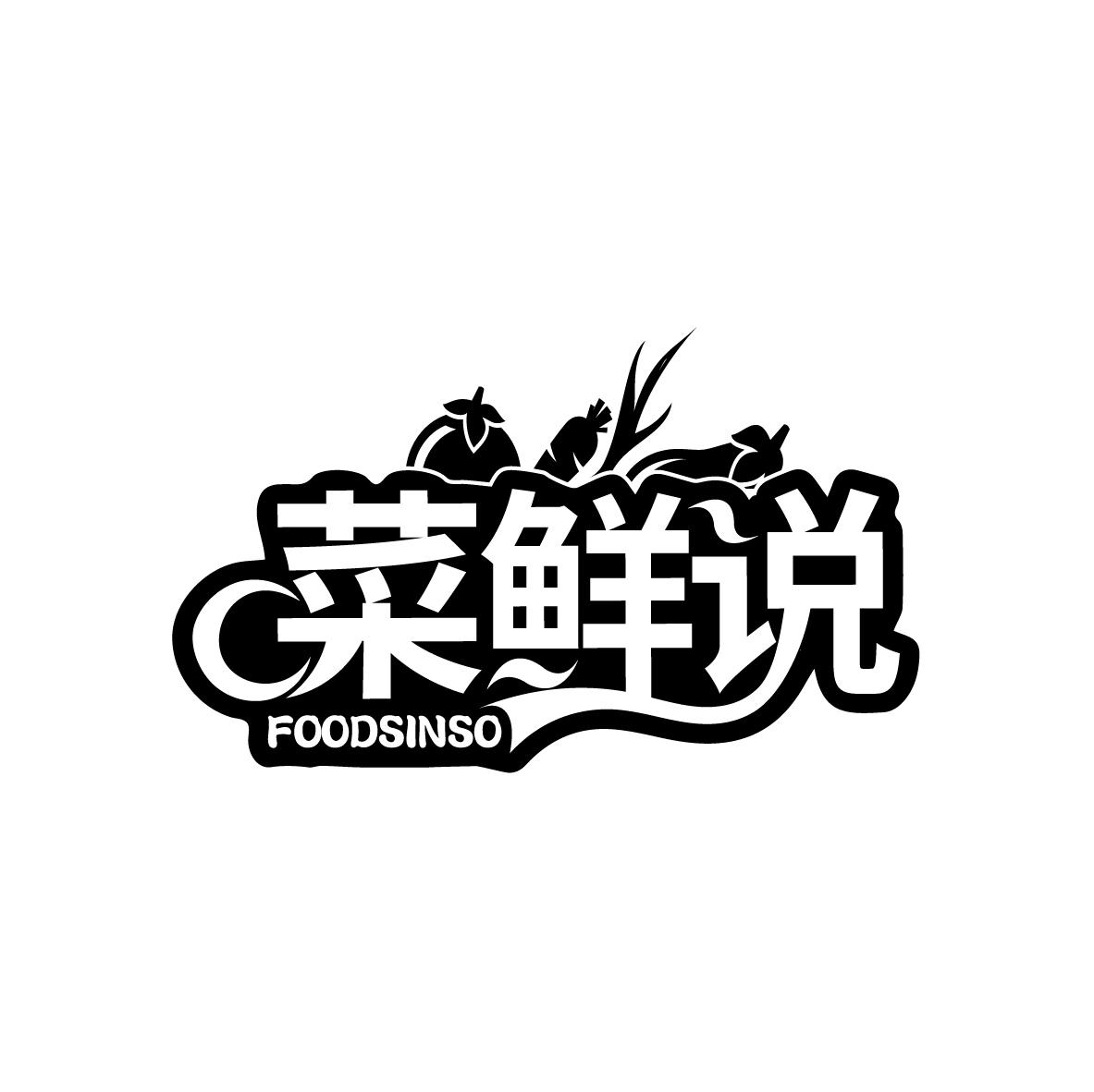 菜鲜说商标图样